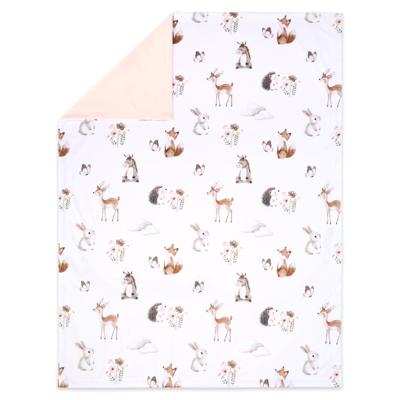 Peanut Shell Velour Blanket Forest Dreams | Baby Bunting AU