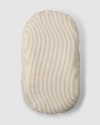 Linen Social Baby Lounger - Natural Stripe – Sable Bebe