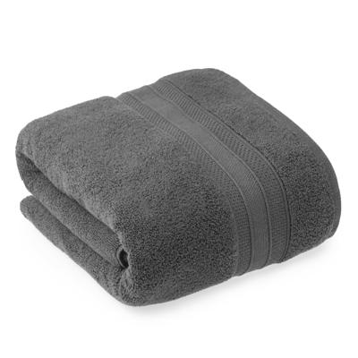 hometrends Solid 100% Cotton Bath Sheet, 1 Piece, 550 GSM, Highly Absorbent & Soft Bathsheet, Charcoal - Walmart.ca