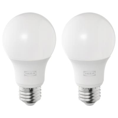 SOLHETTA LED bulb E26 450 lumen, globe opal white  - IKEA CA