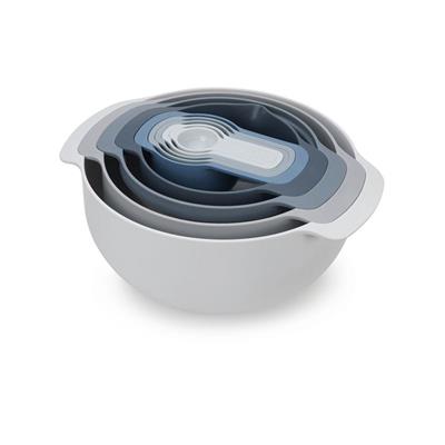 Joseph Joseph – Editions Nest 9pc Plus Compact Food Preparation Set Sky Blue – Victorias Basement