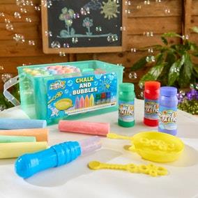 40 Piece Bubble & Chalk Set | Dunelm