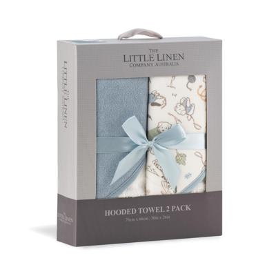 The Little Linen Co. Hooded Towels 2 Pack Barklife Dog | Baby Bunting AU