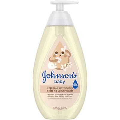 Amazon.com: Johnsons Baby Head-To-Toe Baby Wash & Shampoo + Aloe & Vitamin B5, 2-in-1 Bath Wash Gently Cleanses Newborns Delicate Skin & Hair, Hypoa