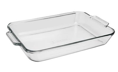 Anchor Hocking Oven Basics Glass Utility Roaster Pan, 5-qt