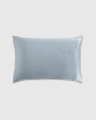 100% Mulberry Silk Pillowcase in Light Blue