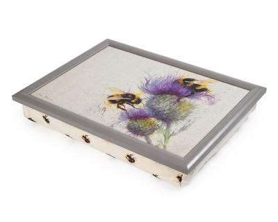 Jane Bannon (Bees on Thistle) Lap Tray | The Art Group