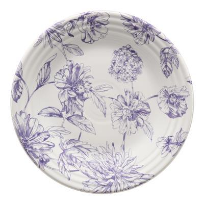 Botanical Floral Lavender Classic Rim 9 Inch Luncheon Plate