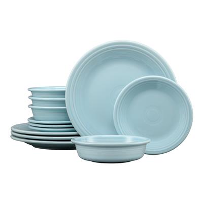 Classic Rim 12-Piece Dinnerware Set, Service for 4
