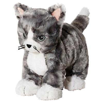 LILLEPLUTT soft toy, cat gray/white - IKEA CA