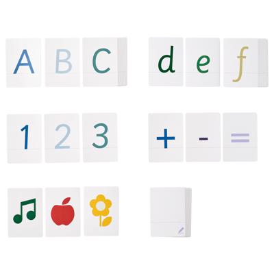 UNDERHÅLLA cards w letters, numbers, signs - IKEA CA