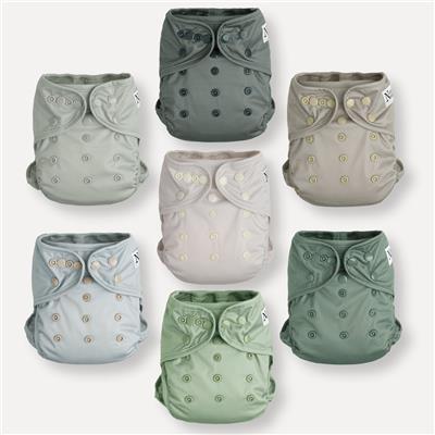 Morning Dew Diaper Covers 7 Pack with Wet Bag – Noras Nursery