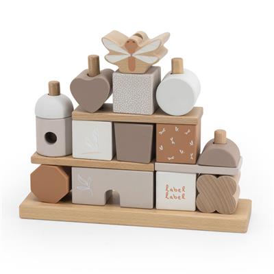 Stacking Blocks House - Nougat