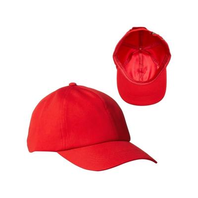 Satin Lined Baseball Cap - Red – Ivy Beauty