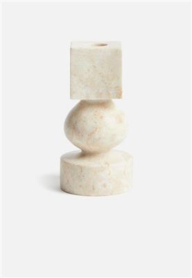 Marble candlestick - beige - 1228939002 H&M Decor Accessories | Superbalist.com