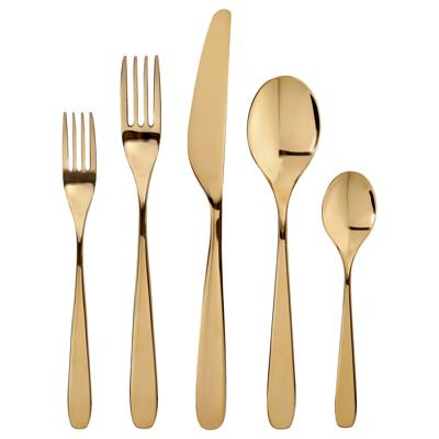 TILLAGD 20-piece cutlery set, brass color - IKEA CA