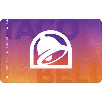 $25 Taco Bell Gift Card (Email Delivery) : Target