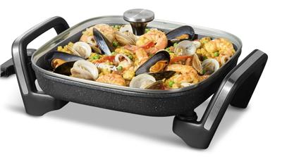 Heritage: The Rock 1500W Extra-Thick Electric Skillet