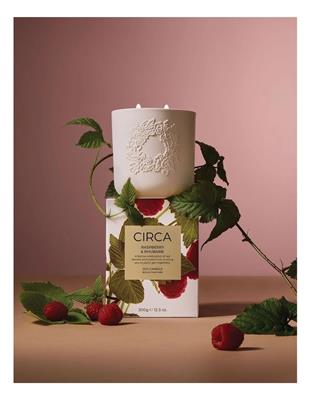 CIRCA Raspberry And Rhubarb Soy Candle 300g | MYER