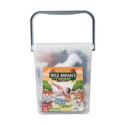 60 Piece Wild Animals Adventure Set - Kmart