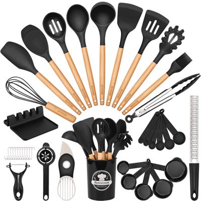 Astercook Silicone Cooking Utensils Set, 38 PCS, Heat Resistant up to 446°F, Food Grade, BPA Free, Non-Stick Safe - Walmart.com