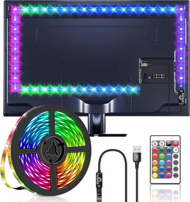 LTBBOID LED Lights for TV 3 Meters, TV Backlights, USB LED Strip Lights with Remote, 5050 RGB DIY Color Changing Strip Lights, Party and Home Decorati