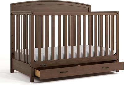 Amazon.com : Graco Benton 5-in-1 Convertible Crib with Drawer (Hazelnut) – GREENGUARD Gold Certified, Converts from Baby Crib to Toddler Bed, Daybed a