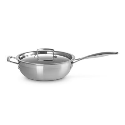 le creuset 3 ply non stick stainless steel chefs pan - Yuppiechef