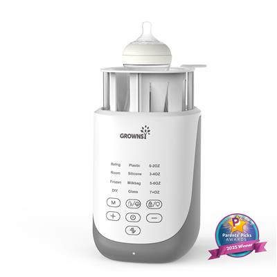10-in-1 Baby Bottle Warmer | Fast Heat & Auto-Lift – GROWNSY