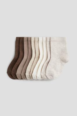 Light beige/brown 10-pack Socks for kids | H&M US