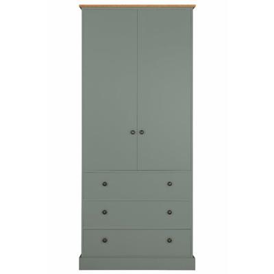 Buy Argos Home Kensington 2 Door 3 Drawer Wardrobe - Sage Green | Wardrobes | Argos