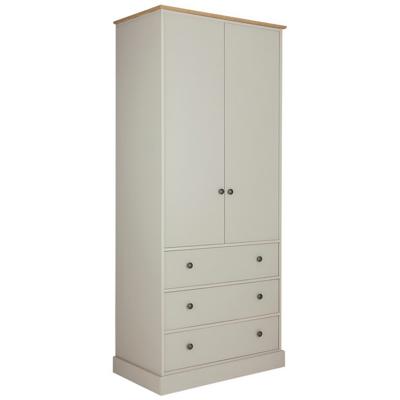 Buy Argos Home Kensington 2Dr 3Drw Wardrobe - Grey & Oak Effect | Wardrobes | Argos