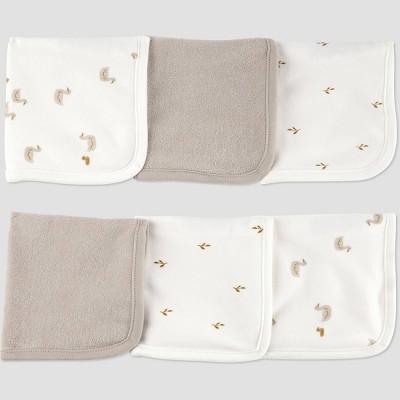 Carters Just One You®️ Baby Duck Washcloth - Gray: Cotton Terry Animal Print 9x9 : Target