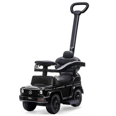 Best Ride On Cars Kids Outdoor Stroller Mercedes G-Wagon 3 in 1 Push Car, Black : Target