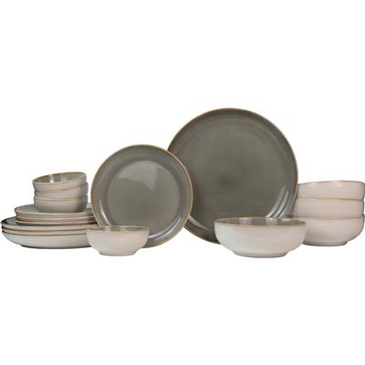 Sango Resona 16-Piece Stoneware Dinnerware Set - Service For 4, Plate And Bowl Set & Reviews | Wayfair