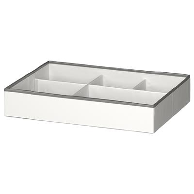 JÄTTEBJÖRN organizer, white/gray, 50x35x9 cm (19 ¾x13 ¾x3 ½) - IKEA CA
