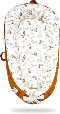 EAQ Baby Lounger Baby Nest for Co Sleeping Baby Bassinet Soft Breathable Perfect for Newborn Gift 100% Cotton Napping or Traveling for 0-12 Months (Sq