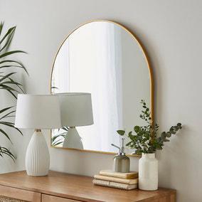 Essentials Arched Overmantel Wall Mirror | Dunelm