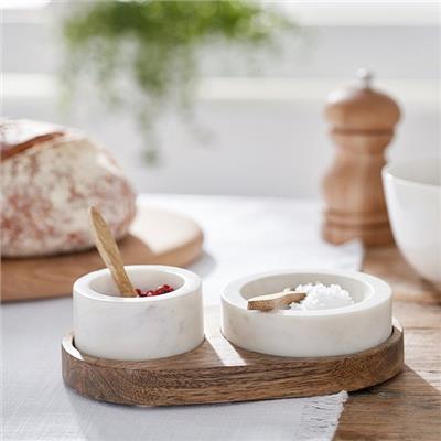 Marble Pinch Pots – Set of 2 | Kitchen and Dining | The White Comp...