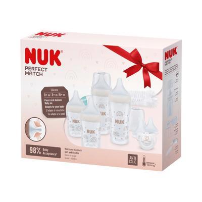 NUK Perfect Match RainbowAnti Colic Bottle Set For 0 Months+ | Baby Bunting AU