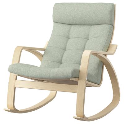 POÄNG rocking chair, birch veneer light green - IKEA CA