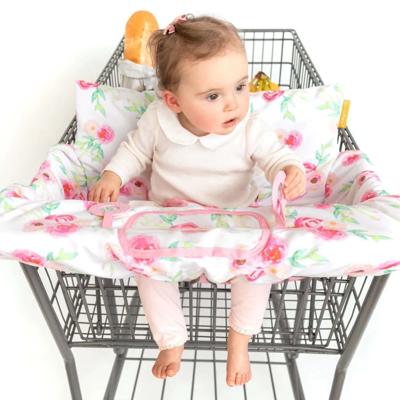Shopping Cart Cover For Baby Girl - Floral | Binxy Baby