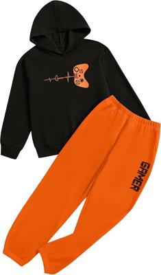 Amazon.com: Cakaner Boys Sweatsuit Set - Athletic Hoodie Sweatshirt and Active Jogger Sweatpants (9-10T): Clothing, Shoes & Jewelry
