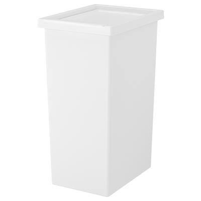 FILUR bin with lid, white, 42 l - IKEA UK