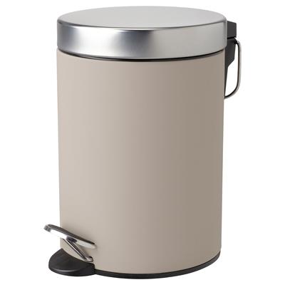 EKOLN waste bin, beige, 3 l - IKEA UK