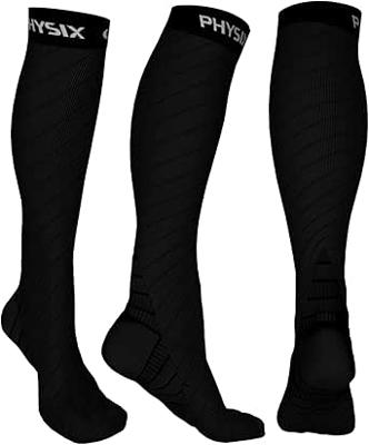 Amazon.com: Physix Gear Compression Socks - Best Men & Womens Compression Sock for Circulation, Running, Nurses, Athletic Use Sock Compression, Blood