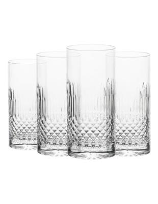 Luigi Bormioli Diamante Beverage Glass Set of 4 480ml in Clear | MYER