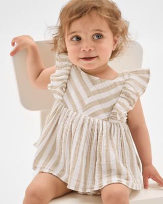 Baby Double Cloth Ruffle Top and Bloomer Set 2 Piece | Target Australia