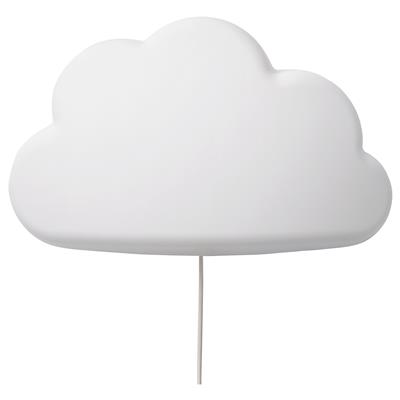 UPPLYST LED wall lamp, cloud white - IKEA CA