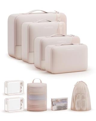 9 Set Packing Cubes for Travel, Gifts for Women Mom,Anti-Tearing Suitcase Organizer,OlarHike Vacation Essentials & Accessories for Cruise Ship